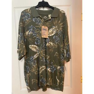 Arrow Island Palms gold shirt XXL brand new